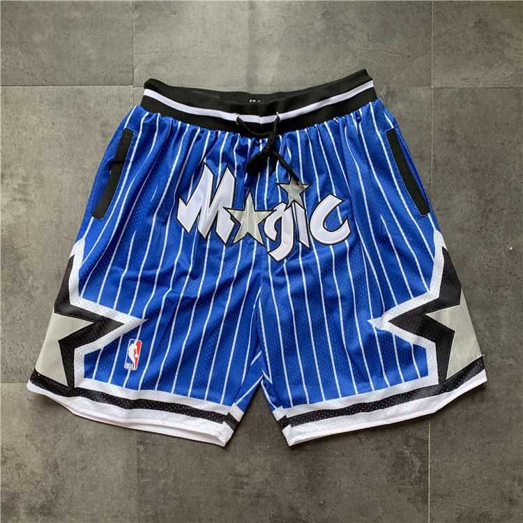 Men NBA 2021 Orlando Magic Blue Shorts 1